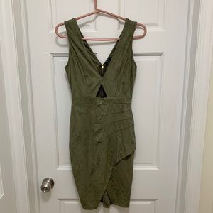 Suede dress